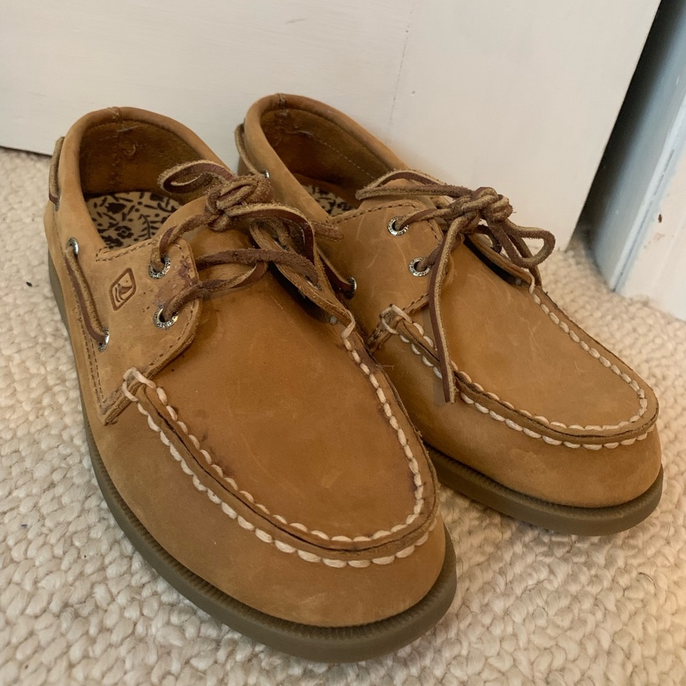 Leather Sperry Boat Shoes